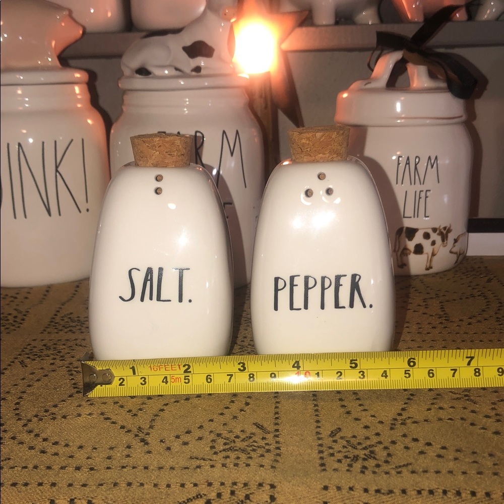 Rae Dunn Salt & Pepper Shakers with Cork Tops - Picture 10 of 10